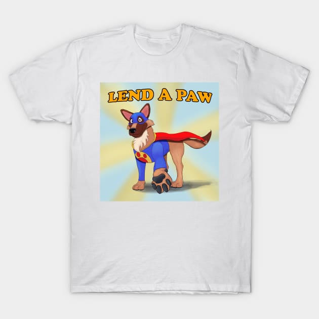 Lend a Paw! T-Shirt by RandomKooldude
